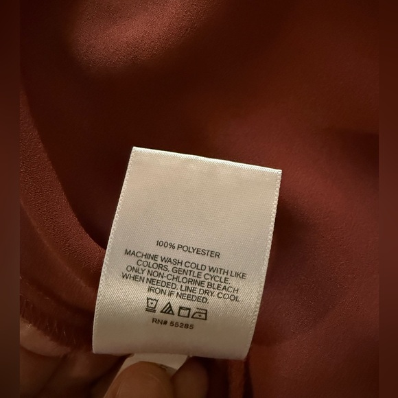 Express top. Size large. Burnt orange color - Picture 3 of 3